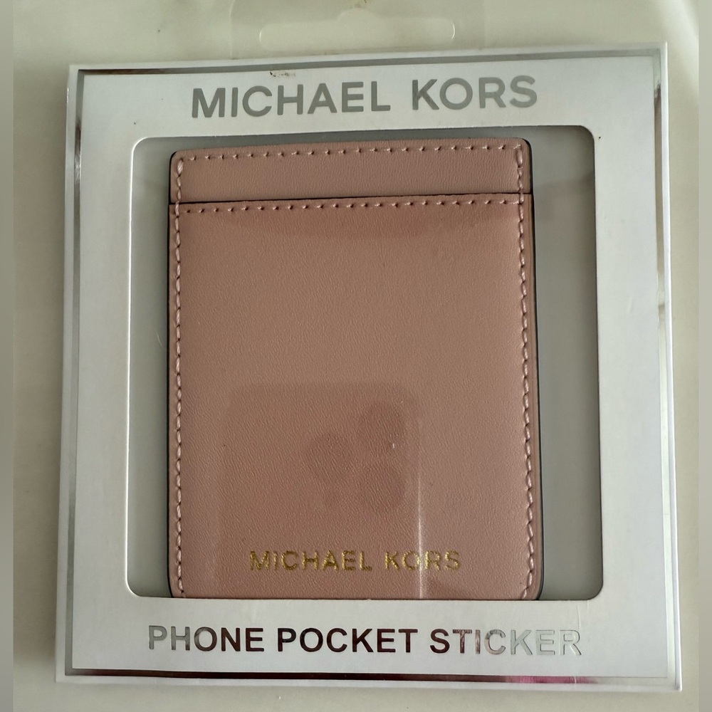 Michael Kors Pink Leather Phone Cover